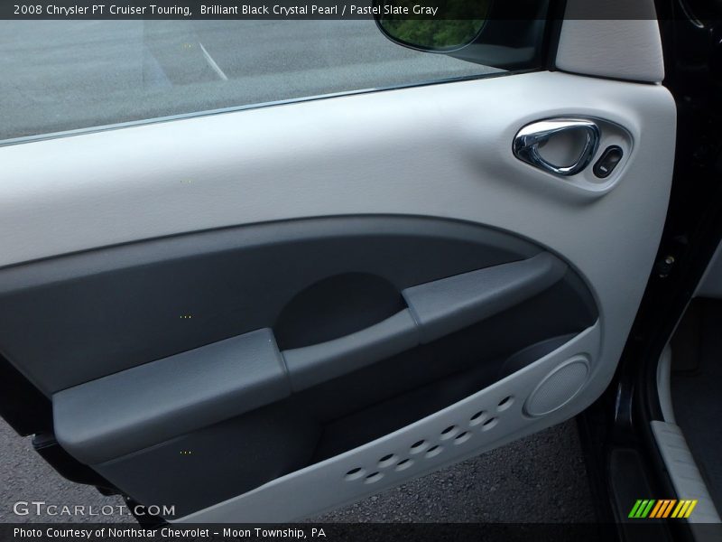 Brilliant Black Crystal Pearl / Pastel Slate Gray 2008 Chrysler PT Cruiser Touring