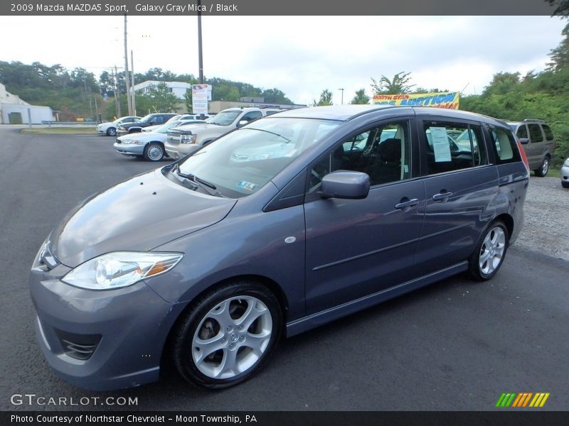 Galaxy Gray Mica / Black 2009 Mazda MAZDA5 Sport
