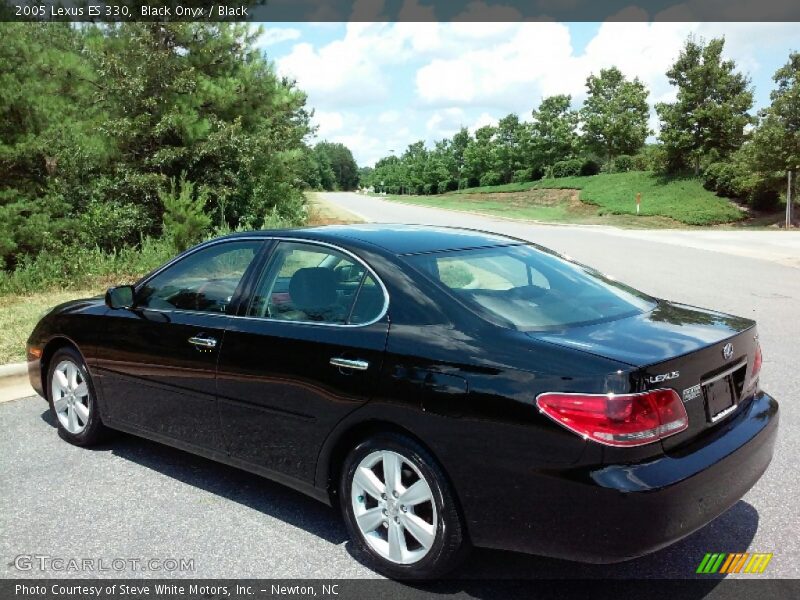 Black Onyx / Black 2005 Lexus ES 330
