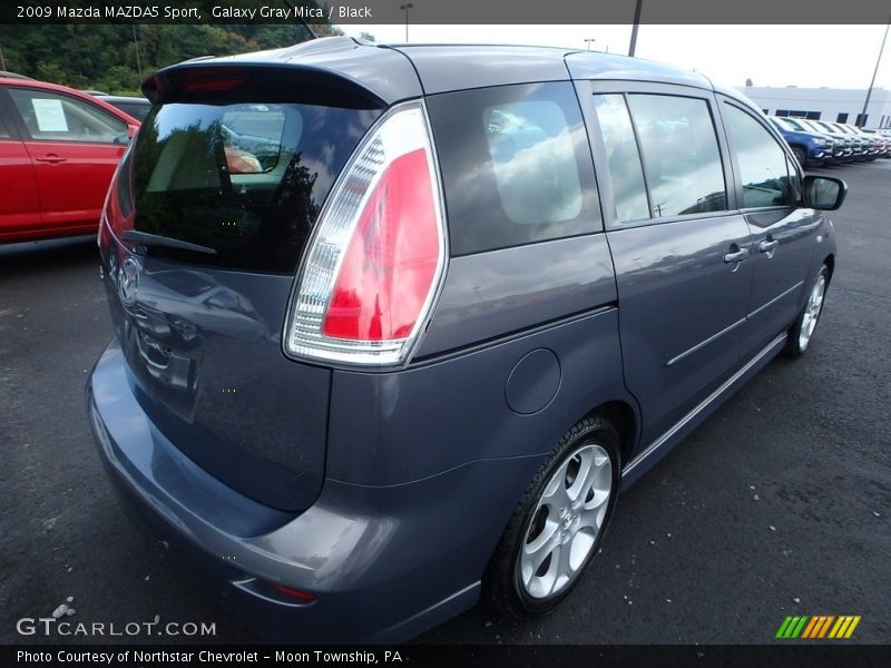 Galaxy Gray Mica / Black 2009 Mazda MAZDA5 Sport