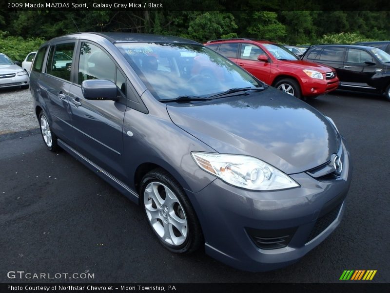 Galaxy Gray Mica / Black 2009 Mazda MAZDA5 Sport