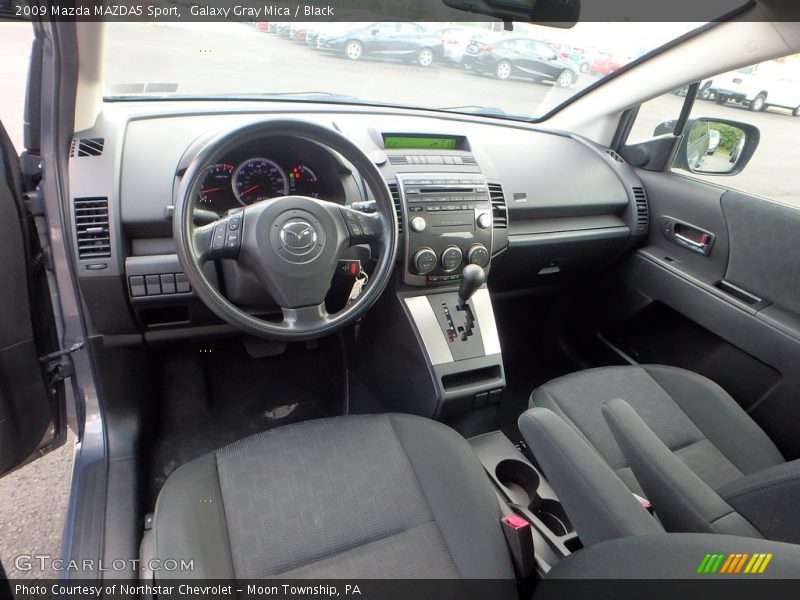 Galaxy Gray Mica / Black 2009 Mazda MAZDA5 Sport