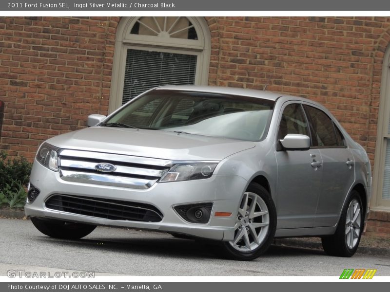 Ingot Silver Metallic / Charcoal Black 2011 Ford Fusion SEL