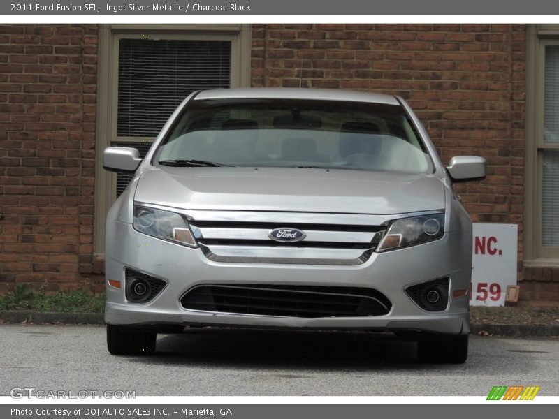 Ingot Silver Metallic / Charcoal Black 2011 Ford Fusion SEL