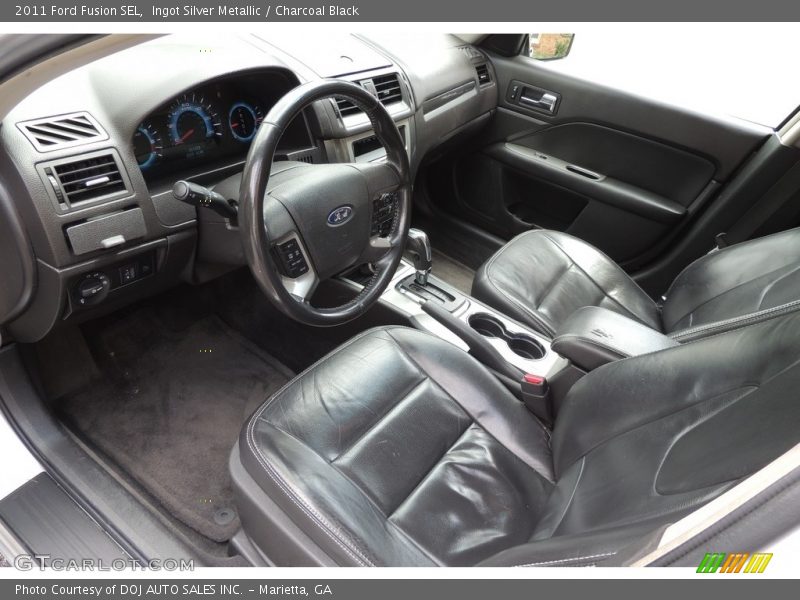 Ingot Silver Metallic / Charcoal Black 2011 Ford Fusion SEL