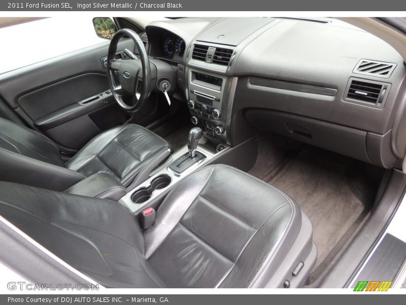 Ingot Silver Metallic / Charcoal Black 2011 Ford Fusion SEL