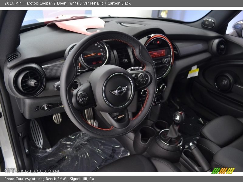 White Silver Metallic / Carbon Black 2016 Mini Hardtop Cooper 2 Door