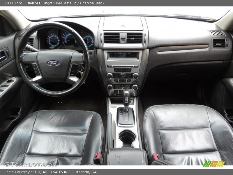 Ingot Silver Metallic / Charcoal Black 2011 Ford Fusion SEL