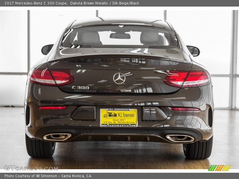 Dakota Brown Metallic / Silk Beige/Black 2017 Mercedes-Benz C 300 Coupe