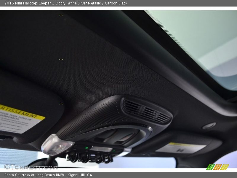 White Silver Metallic / Carbon Black 2016 Mini Hardtop Cooper 2 Door