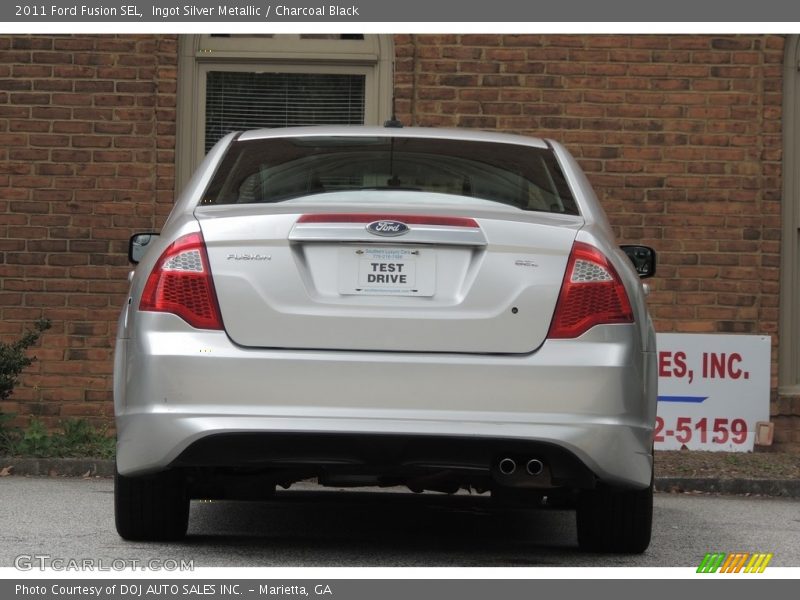 Ingot Silver Metallic / Charcoal Black 2011 Ford Fusion SEL