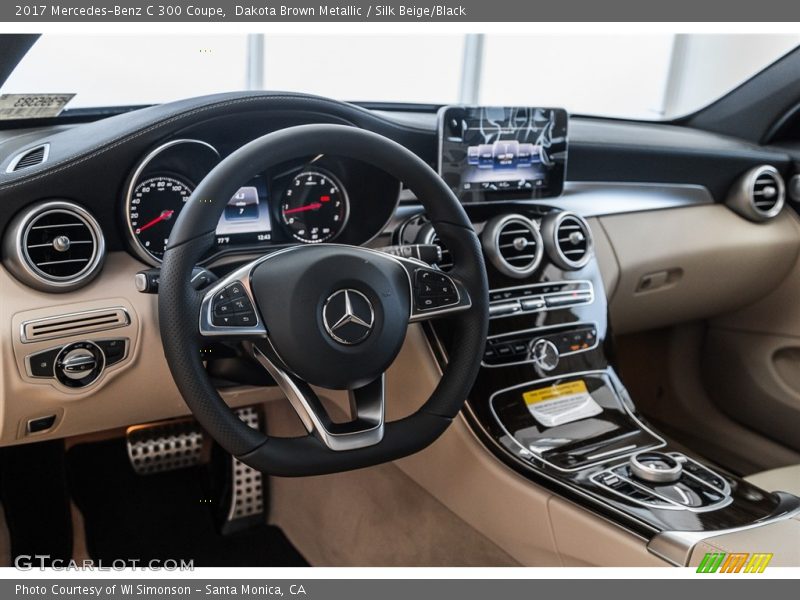 Dakota Brown Metallic / Silk Beige/Black 2017 Mercedes-Benz C 300 Coupe