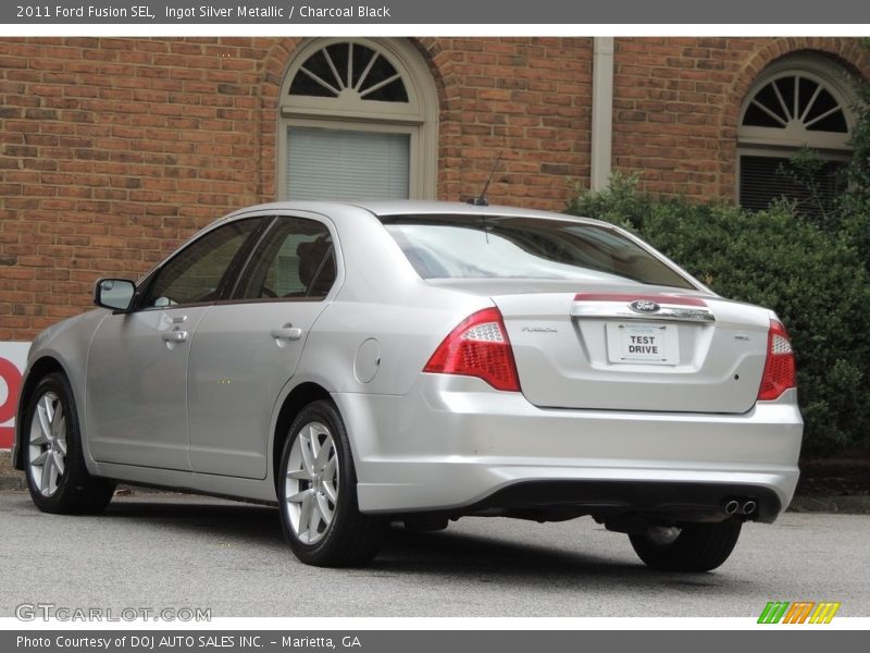 Ingot Silver Metallic / Charcoal Black 2011 Ford Fusion SEL