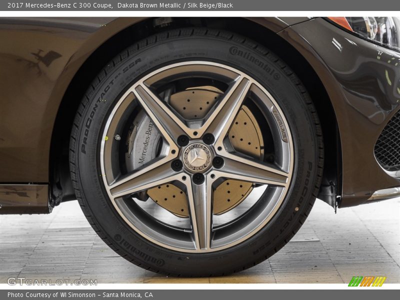 Dakota Brown Metallic / Silk Beige/Black 2017 Mercedes-Benz C 300 Coupe