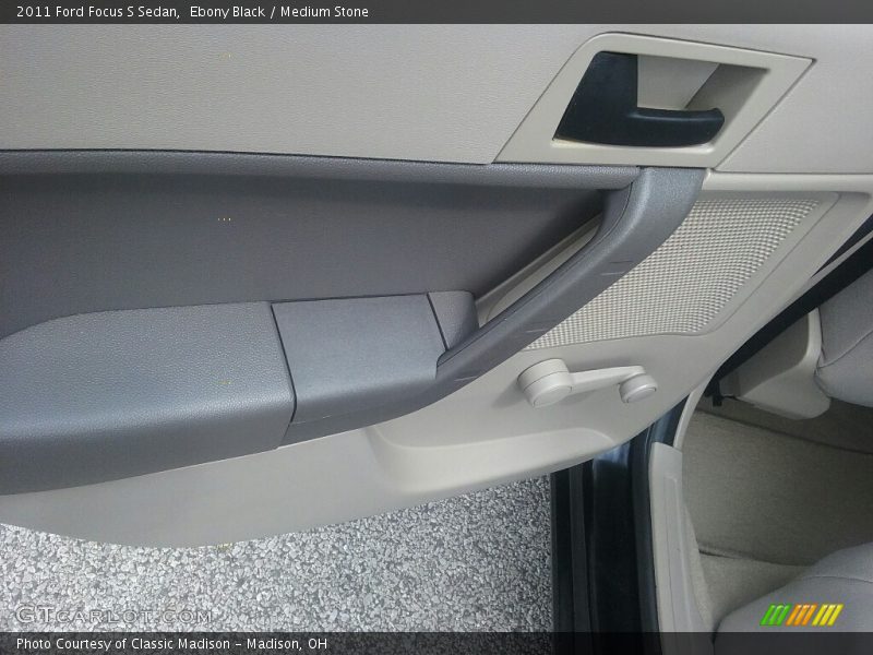 Ebony Black / Medium Stone 2011 Ford Focus S Sedan