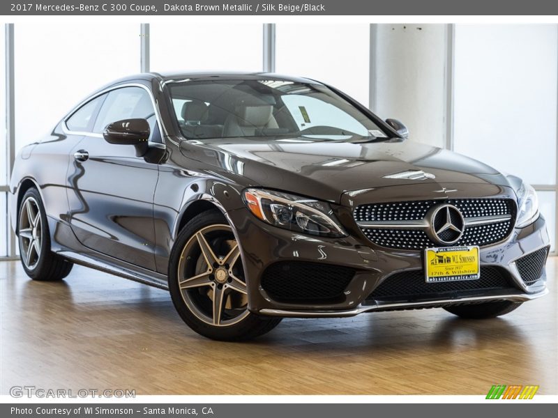 Dakota Brown Metallic / Silk Beige/Black 2017 Mercedes-Benz C 300 Coupe