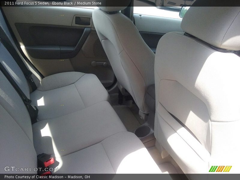 Ebony Black / Medium Stone 2011 Ford Focus S Sedan
