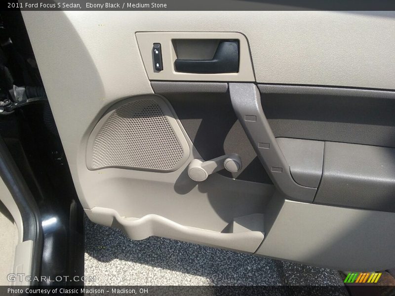 Ebony Black / Medium Stone 2011 Ford Focus S Sedan