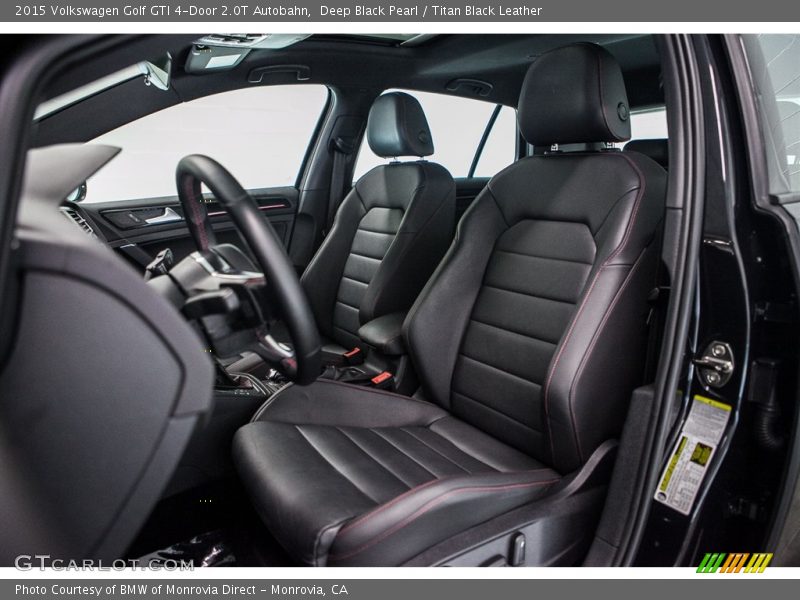  2015 Golf GTI 4-Door 2.0T Autobahn Titan Black Leather Interior