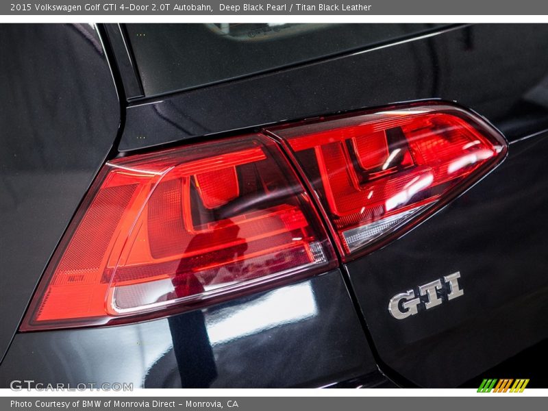 Deep Black Pearl / Titan Black Leather 2015 Volkswagen Golf GTI 4-Door 2.0T Autobahn