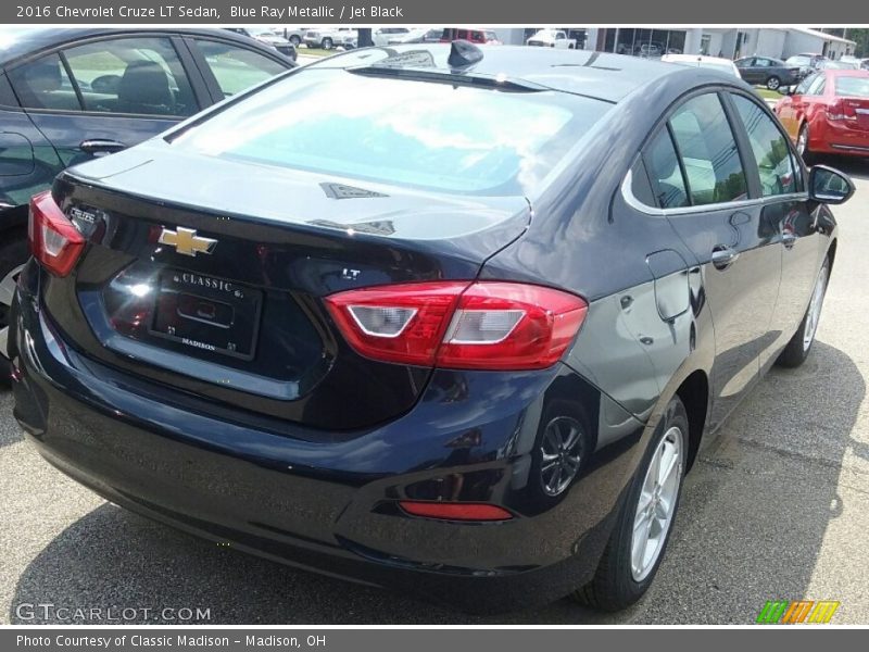 Blue Ray Metallic / Jet Black 2016 Chevrolet Cruze LT Sedan