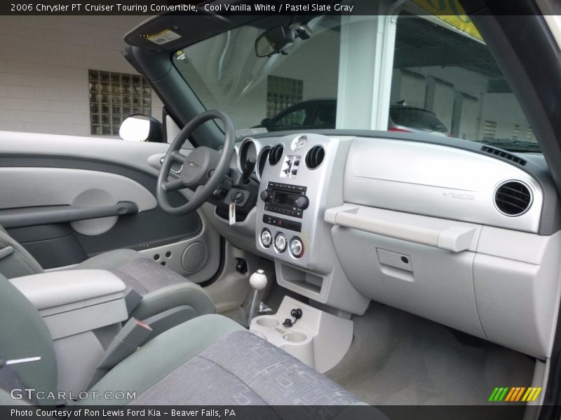 Cool Vanilla White / Pastel Slate Gray 2006 Chrysler PT Cruiser Touring Convertible
