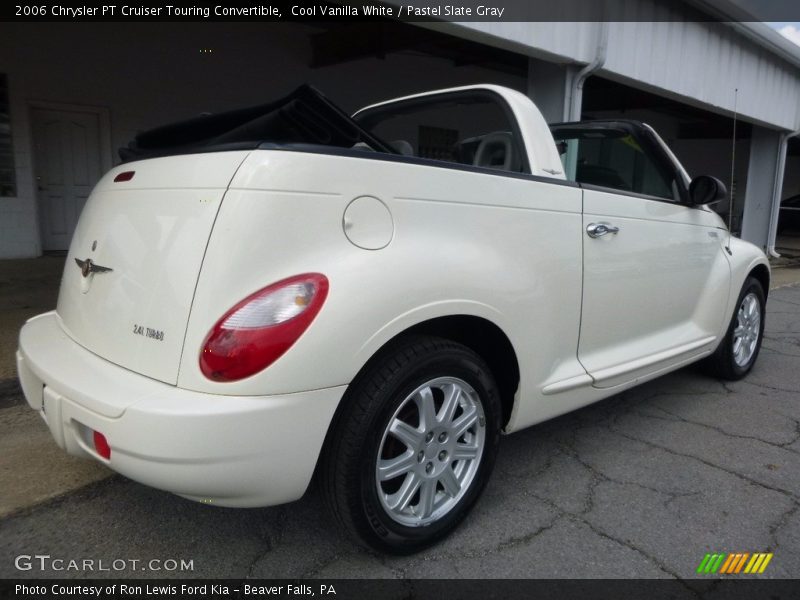 Cool Vanilla White / Pastel Slate Gray 2006 Chrysler PT Cruiser Touring Convertible