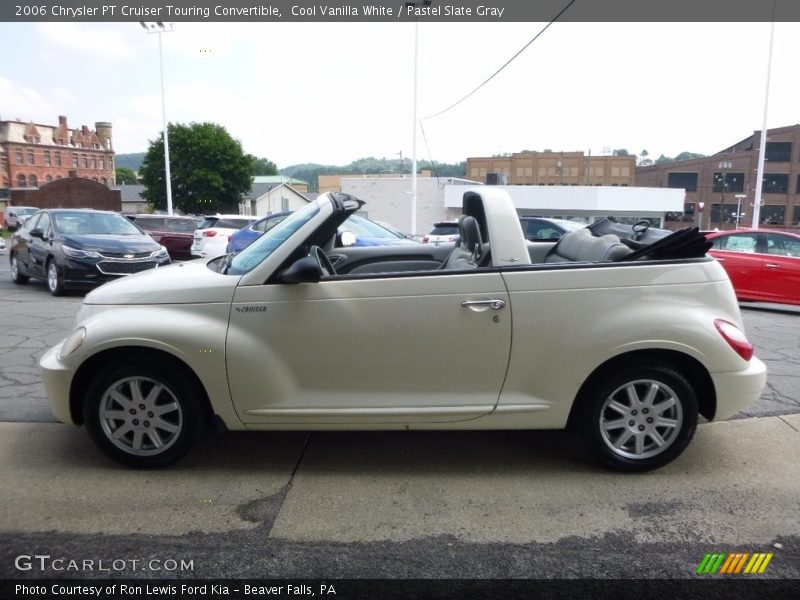 Cool Vanilla White / Pastel Slate Gray 2006 Chrysler PT Cruiser Touring Convertible