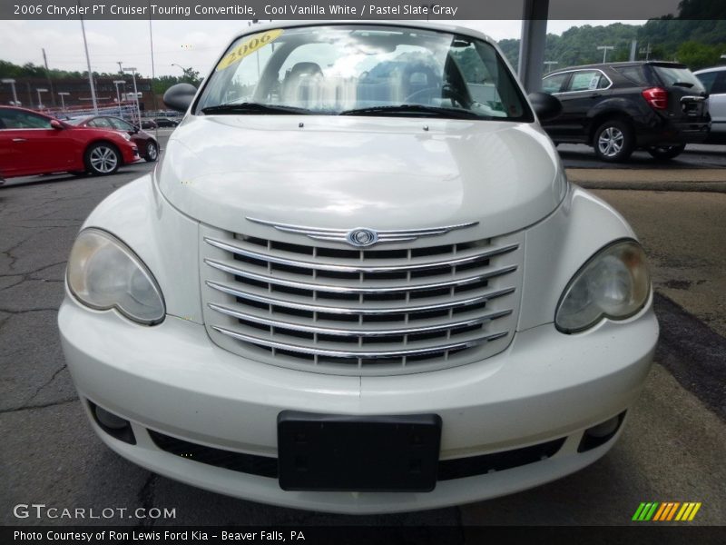 Cool Vanilla White / Pastel Slate Gray 2006 Chrysler PT Cruiser Touring Convertible