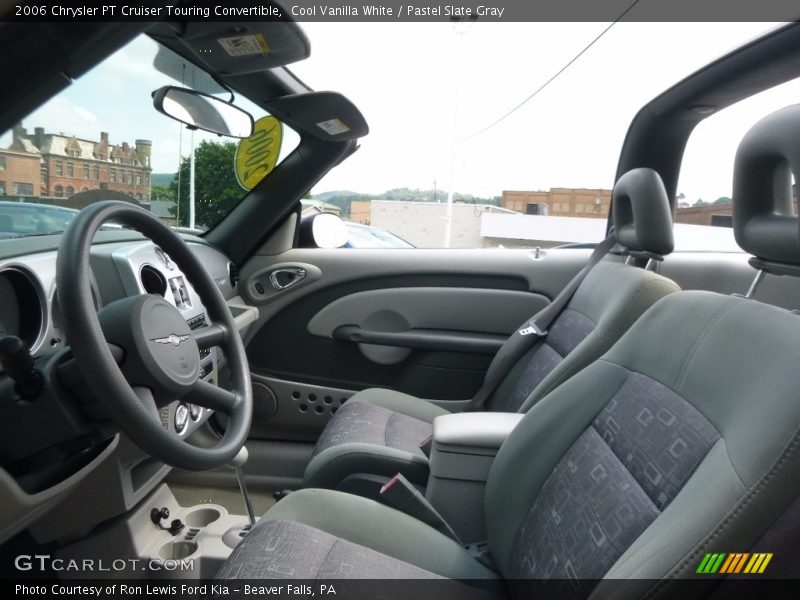 Cool Vanilla White / Pastel Slate Gray 2006 Chrysler PT Cruiser Touring Convertible