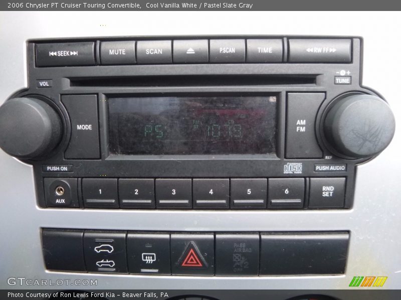 Cool Vanilla White / Pastel Slate Gray 2006 Chrysler PT Cruiser Touring Convertible