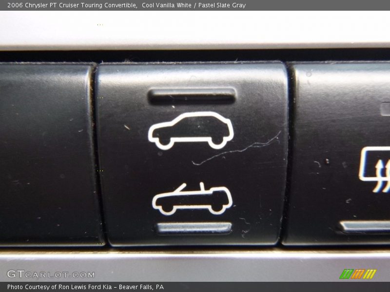 Cool Vanilla White / Pastel Slate Gray 2006 Chrysler PT Cruiser Touring Convertible