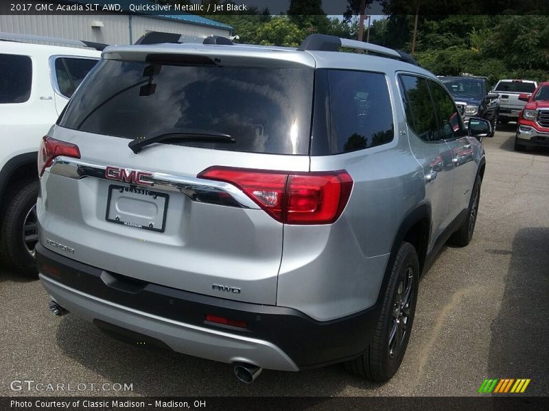 Quicksilver Metallic / Jet Black 2017 GMC Acadia SLT AWD