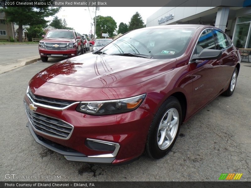 Butte Red Metallic / Jet Black 2016 Chevrolet Malibu LS