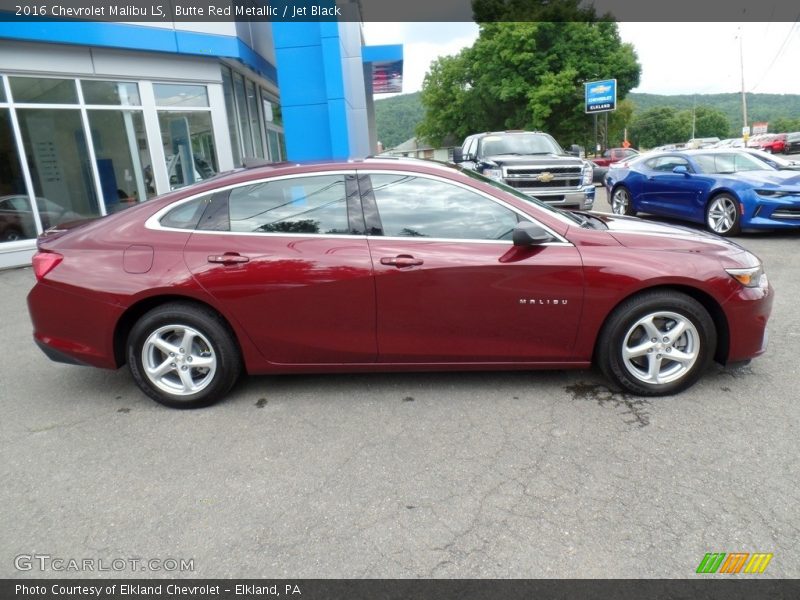 Butte Red Metallic / Jet Black 2016 Chevrolet Malibu LS