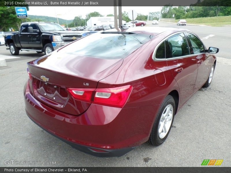 Butte Red Metallic / Jet Black 2016 Chevrolet Malibu LS