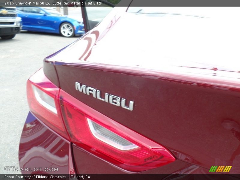 Butte Red Metallic / Jet Black 2016 Chevrolet Malibu LS