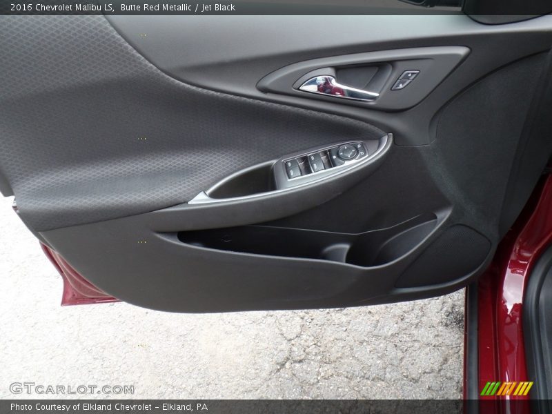 Butte Red Metallic / Jet Black 2016 Chevrolet Malibu LS