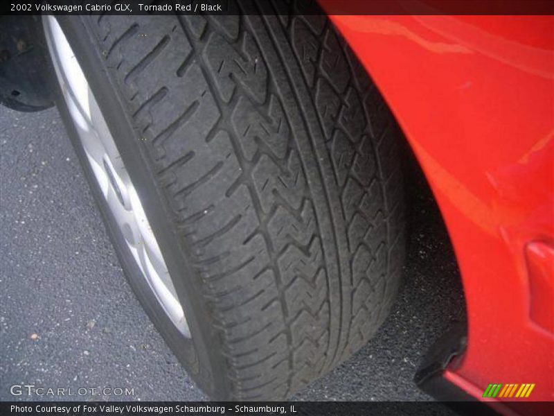 Tornado Red / Black 2002 Volkswagen Cabrio GLX