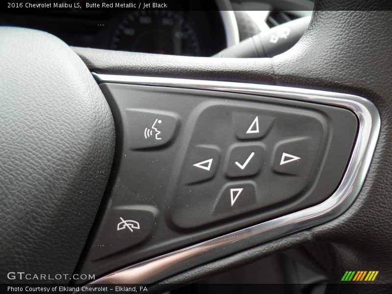 Butte Red Metallic / Jet Black 2016 Chevrolet Malibu LS