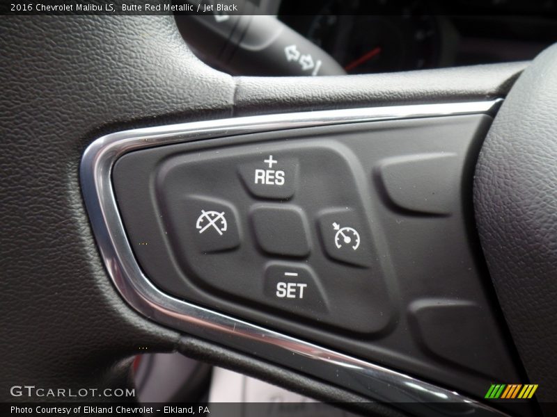 Butte Red Metallic / Jet Black 2016 Chevrolet Malibu LS