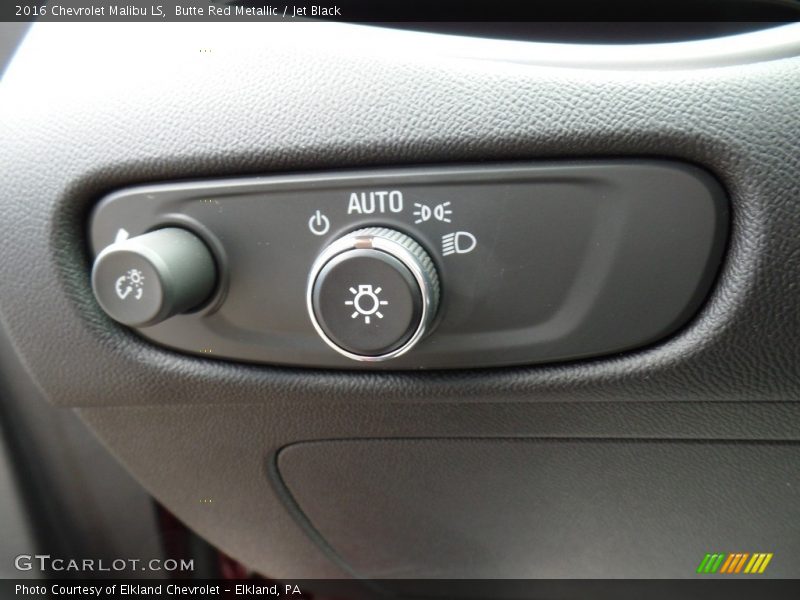 Butte Red Metallic / Jet Black 2016 Chevrolet Malibu LS