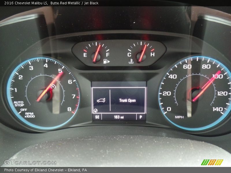 Butte Red Metallic / Jet Black 2016 Chevrolet Malibu LS