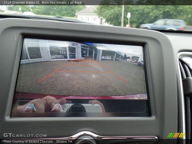 Butte Red Metallic / Jet Black 2016 Chevrolet Malibu LS