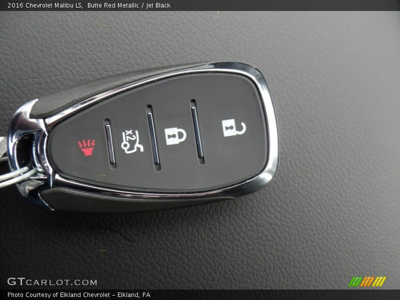 Butte Red Metallic / Jet Black 2016 Chevrolet Malibu LS