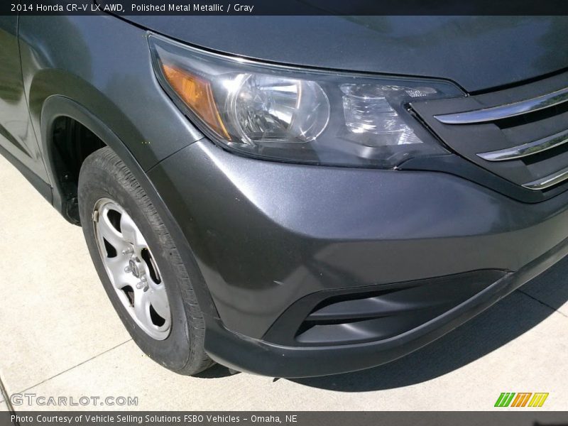 Polished Metal Metallic / Gray 2014 Honda CR-V LX AWD