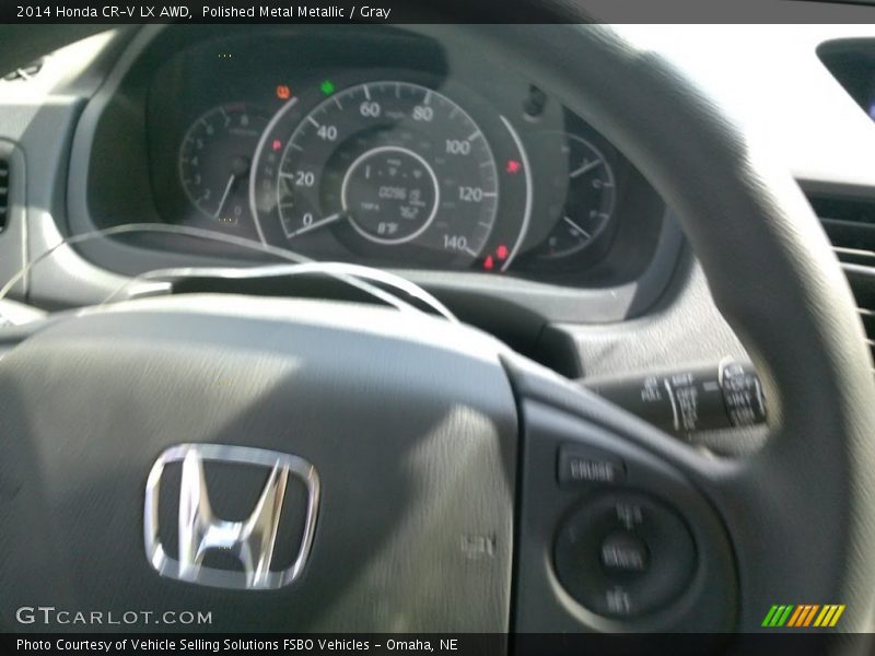 Polished Metal Metallic / Gray 2014 Honda CR-V LX AWD