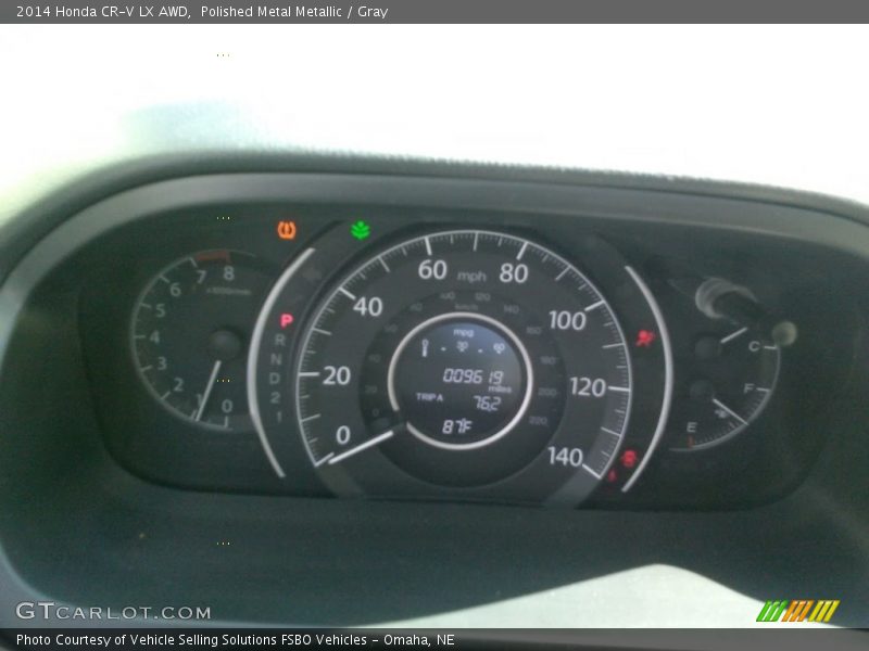 Polished Metal Metallic / Gray 2014 Honda CR-V LX AWD