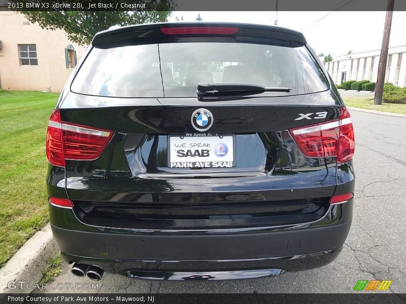 Jet Black / Chestnut 2013 BMW X3 xDrive 28i