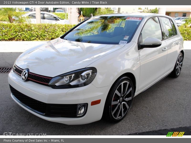 Front 3/4 View of 2013 GTI 4 Door Autobahn Edition